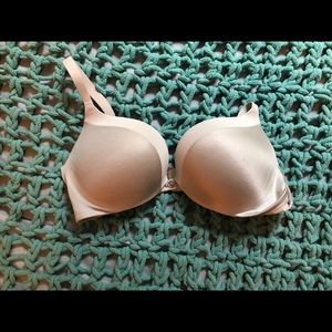 Silver bombshell bra
